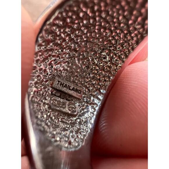 Signed Chelsea Taylor yellow ombré sterling silver ring size 8 - Picture 7 of 16